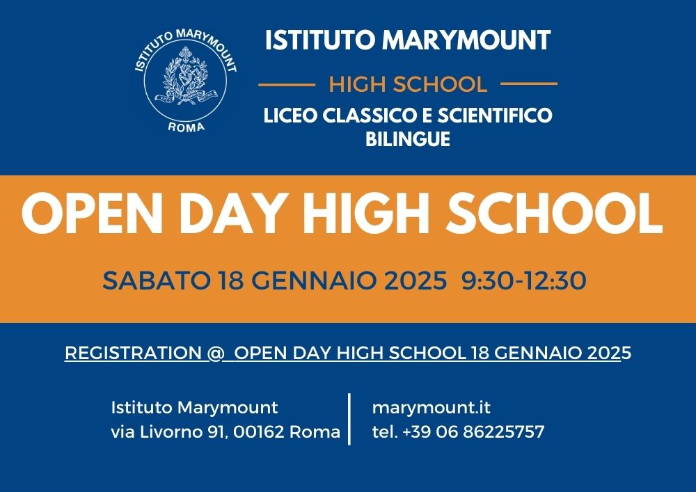Open day High School 18 gennaio