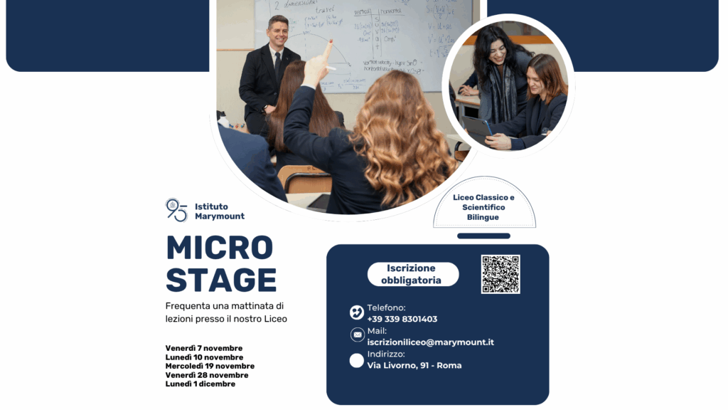 Vivi la nostra High School da protagonista! MicroStage 2025