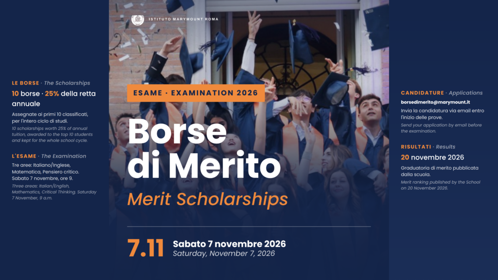 Borse di Studio di Merito 2026 — Candidature entro il 27 ottobre – Esame del 7 novembre